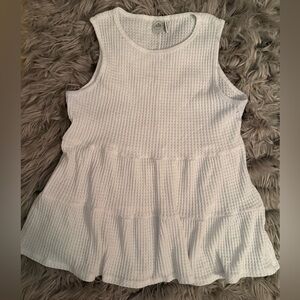 Paper Crane Waffle Knit Sleeveless Top